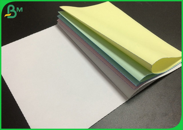 100% virgin wood pulp Different Color Carbonless Copy Paper For General Printing 