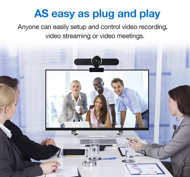 Better Price All-in-One Far Field Voice Pick-up Video Conference Camera with Speakers