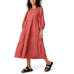 Summer Wrist Sleeve Ladies Dress Casual Custom Women Poplin Oversized MIDI Dresses