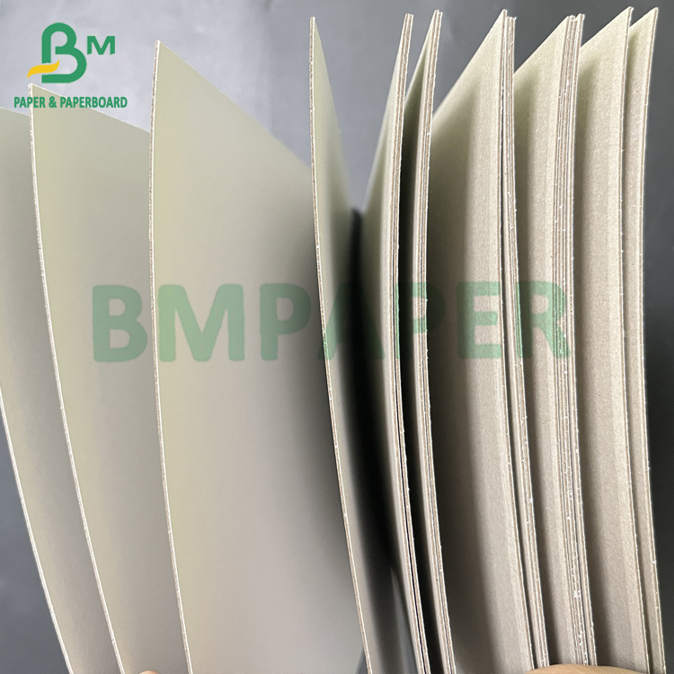 400gsm Excellent Stiffness Grey Reverse Couche White Back Gray Coated Duplex Board