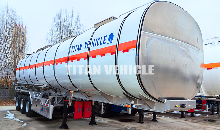 40000 Liters/45000L Aluminum Alloy Oil Diesel Fuel Tanker Trailer Fuel Tank Semi Trailer