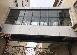 China Floor Deck Light Steel Frame Construction Prefab Pedestrian Bridge Between Two Buildings on sale 