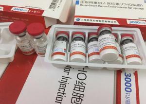 China 3000iu EPO Erythropoietin HGH Peptide Producing Red Blood Cells Treating Anemia on sale 