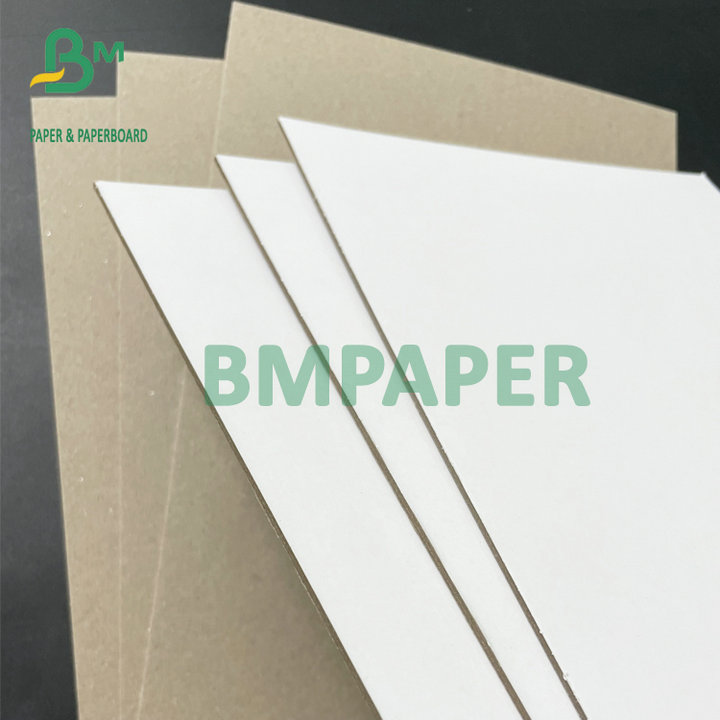 Recycled Pulp 1mm 1.2mm 1.5mm 2mm Gray Face White Face Rigid Cardboard 