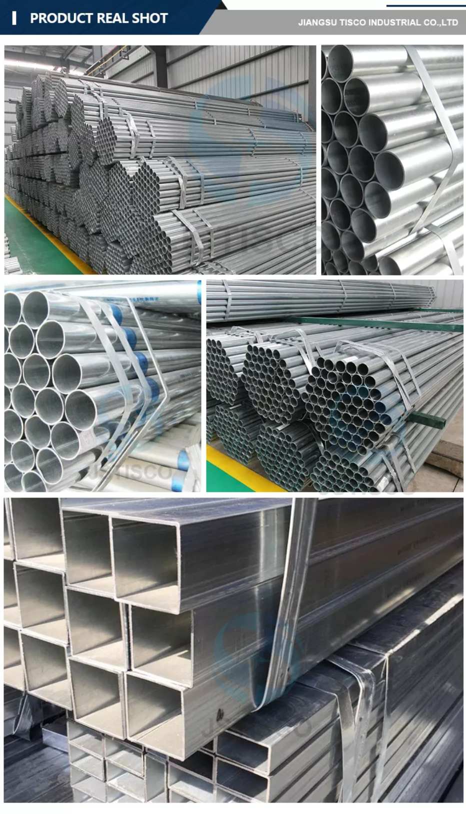 Zinc Coated Carbon Steel Tubes