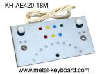 Les clés industrielles du clavier 18 en métal de panneau en métal de preuve de vandalisme avec USB/PS2 connectent