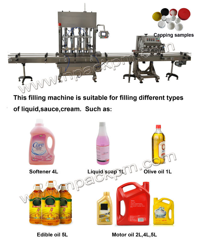 automatic bottle filling lube oil machine