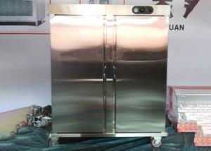 Stainless Steel Two Doors Food Warmer Cart Mobile Food Heat