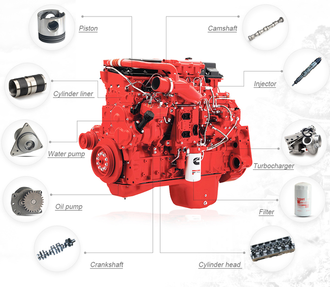 XCEC Diesel Engine Camshaft ISM QSM M11 Cam Truck Spare Parts 4022816 1