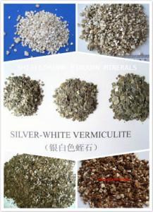 China Raw and Expanded Vermiculite, Golden or Silver for Horticulture/Agriculture/Construction on sale 