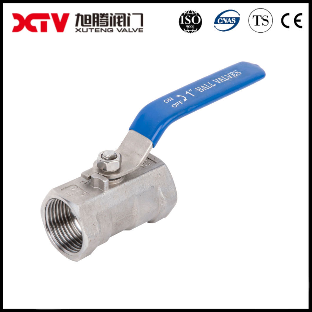 Xtv Stainless Steel Industrial Threaded Full Bore and Reduce Bore 1PC/2PC/3PC Ball Valve