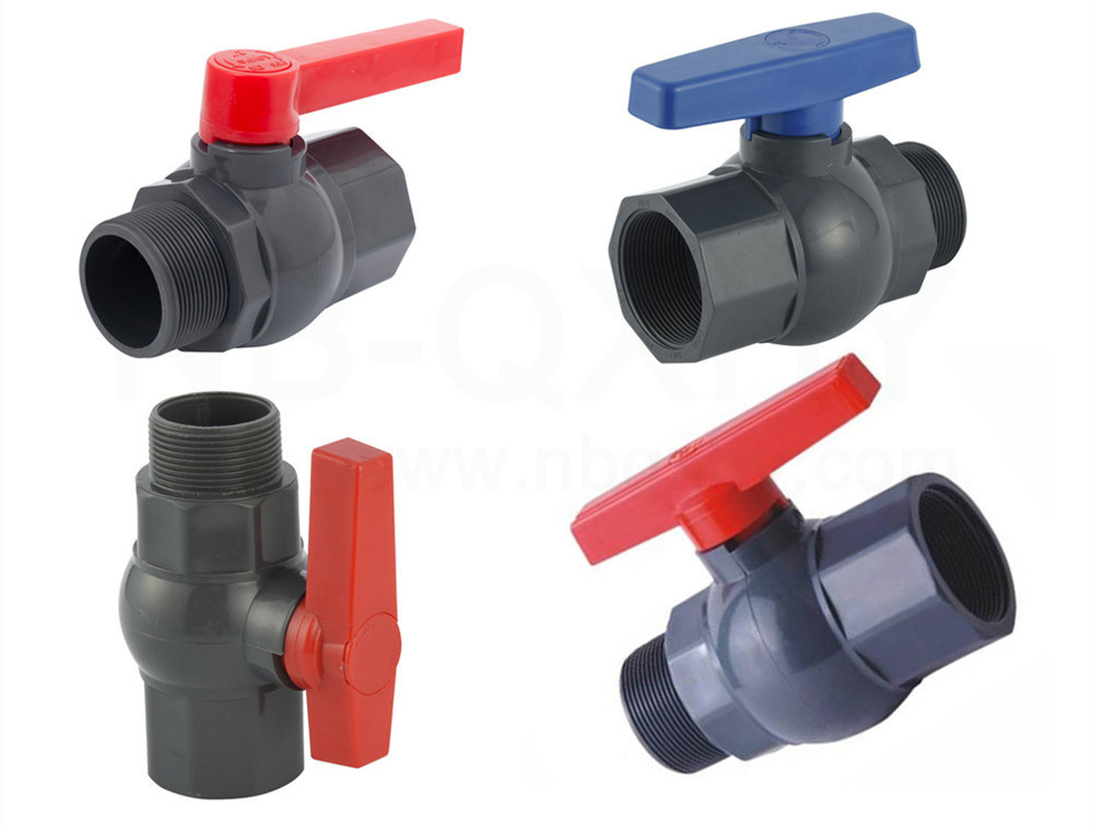 Nb-Qxhy 1&prime;&prime;-8&prime;&prime; PVC Red Handle Compact PVC/UPVC Butterfly Valve with Nice Price