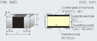 Chip Style NTC Thermistor SMD 0805 100K B 4200 0