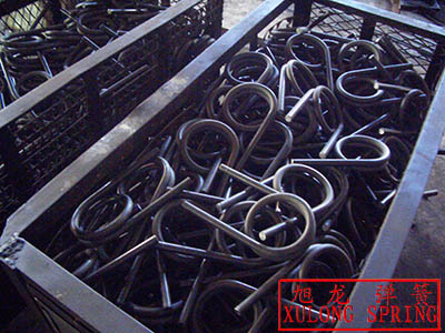 xulong spring manufacture big size torsion spring 