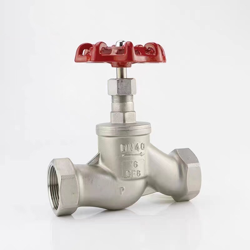 Investment Casting CF8/CF3m Thread End Industrial S Type Globe Valve