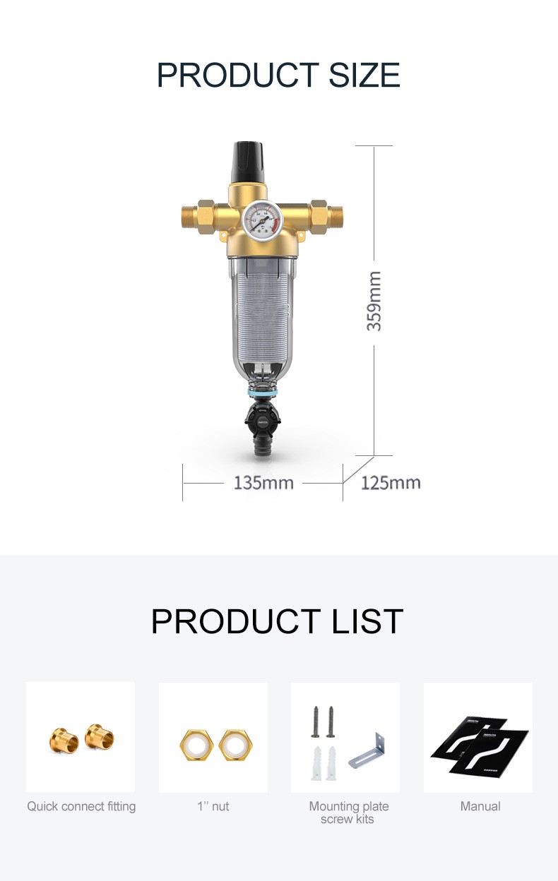 Pre Water Filter Aqua Pure UnderSink 5000L (8)