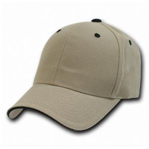 China Pre-Curved Long Visor Baseball Caps , 100% Cotton 5-Panel Hats For Sports Men on sale 