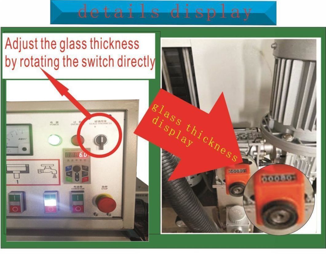 Glass Processing Straight Edge Beveling Machine Edging Machine