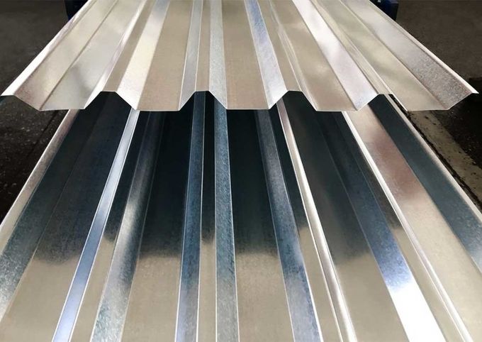 T shape galvanized steel roofing sheets Mini spangle GI plate supplier