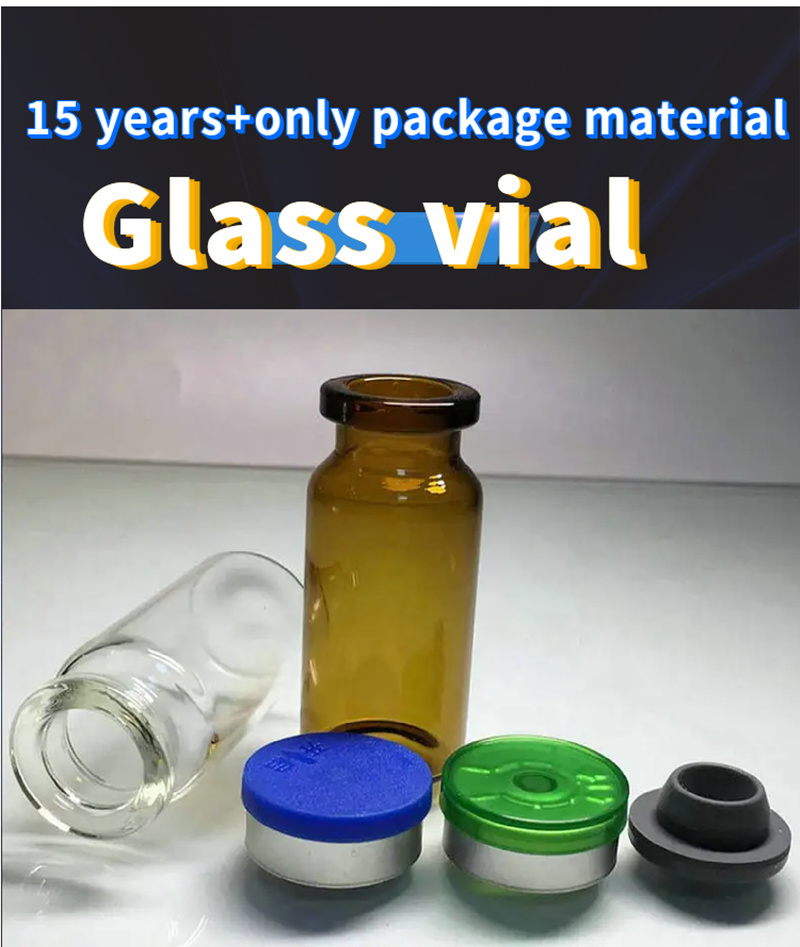 Customized Empty 5ml 10ml Clear Amber Borosilicate Pharmaceutical Tubular Glass Vials for Injection