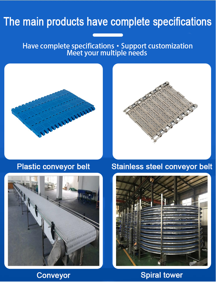 Heavy Duty Stone Industry Modular Plastic Conveyor Belt for Stone Transmission