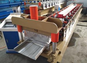 China Metal Standing Seam Roll Forming Machine Hydraulic Cutting Type 5.5m×1.05m×1.3m on sale 