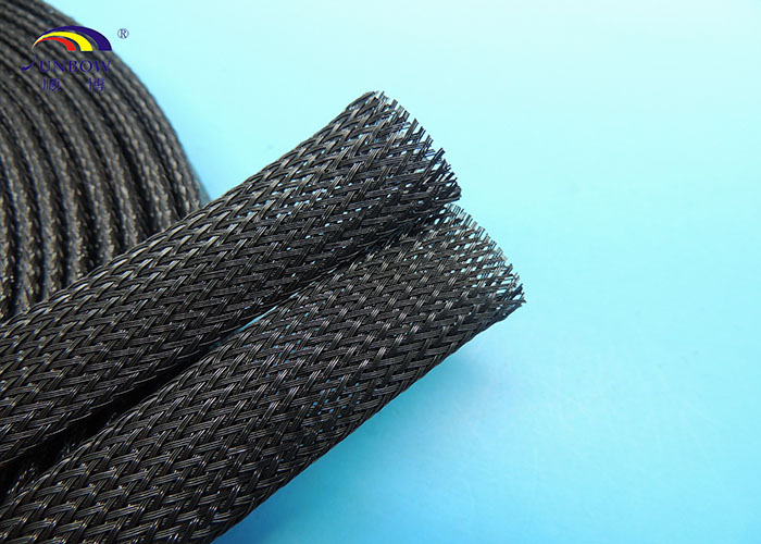 31.8MM Black Nylon Multifilament Braided Sleeving for Fishing Rod