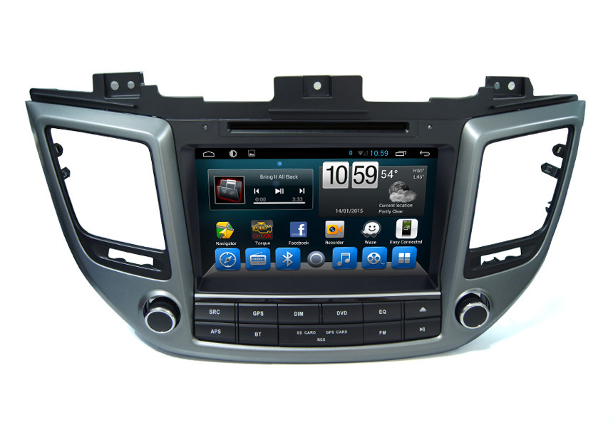 Car GPS Glonass Navi Hyundai DVD Player Ix35 9-inch Touch Screen Panel