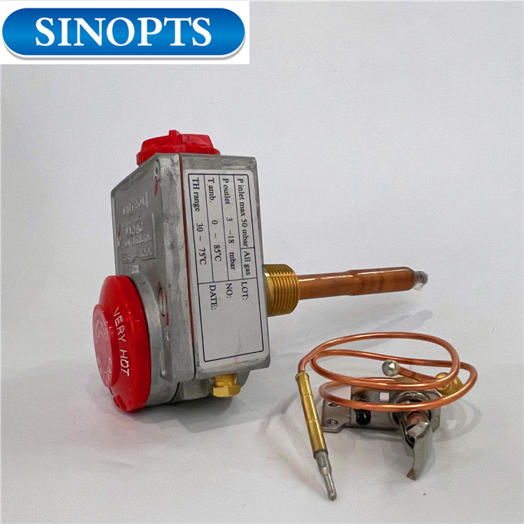 Factory Supply 30-75 Degree Gas Water Heater Thermostat Valve