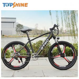 China 350W 48V 21 speed hydraulic brake GPS tracking Electric Mountain Bike With Music player on sale 