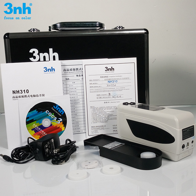 Color fastness tester colorimeter with whiteness yellowness index for colour measurement
