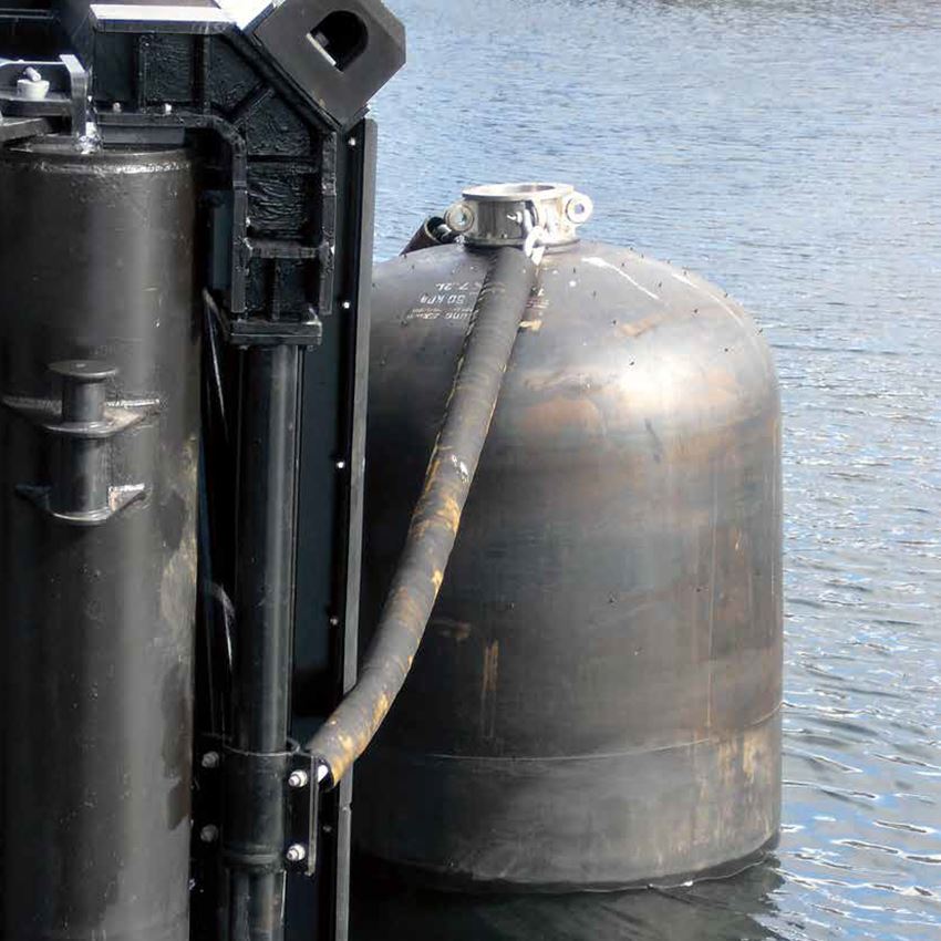 Hydro-Pneumatic Submarine Fenders
