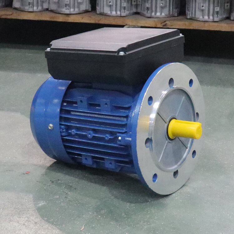 single phase dual capacitor electric motor
