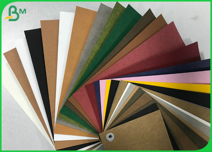 0.55MM Thick Waterproof Fabric Material Solid Colored Washable Kraft Paper