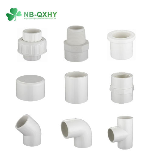 Plastic 1/2&quot;-4&quot; Inch ASTM DIN BS Sch40/80 PVC Pipe Fitting Female Socket Thread UPVC CPVC Union for Water Supply
