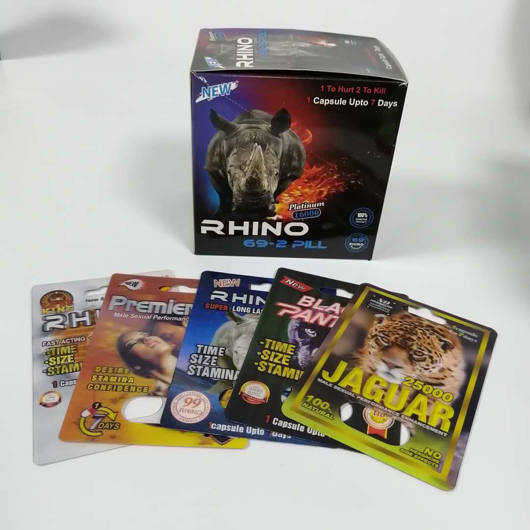 Slide Blister Insert Card,Male Enhancement Pills Packing,Sex Pill 3d Packing From Packaging Bags