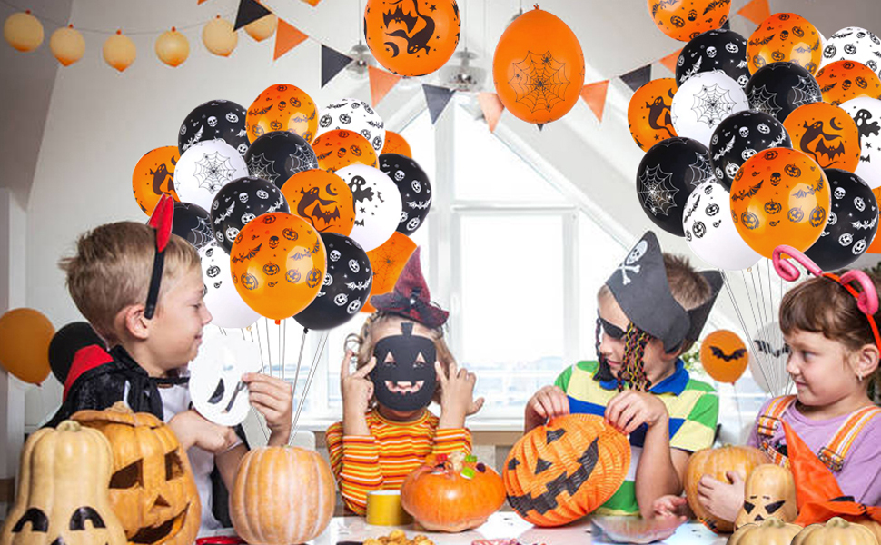 kids Halloween party decorations