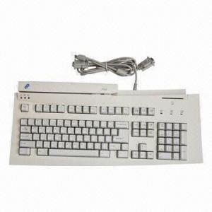 China Magnetic Smart Card keyboard with 101 Cherry Keys and Magnetic Stripe and IC Card Reading/Writing on sale 