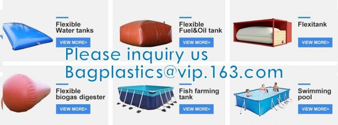 Flexible soft fabric TPU Frame Bag Bladders Water Tank Flexible Liquid Storage Fuel Pillow Tanks, Storage Transport 7