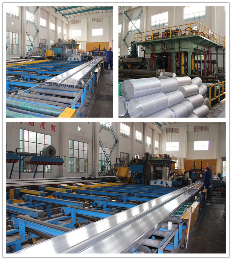 Industry extruded aluminium sections Chemical Polishing , PVDF Coating