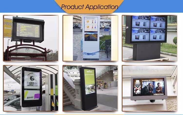 Latest Touch Technology Android Lcd Media Player 2000 Nits Monitor 49 inch Airport Digital Signage Outdoor