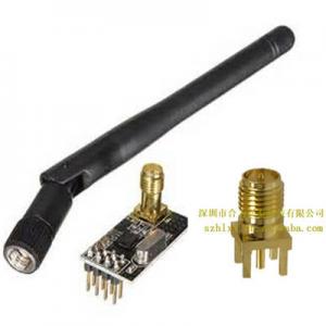 China 4g short antenna with sma rp  female jack receptacles and sma rp male plug connected to the pcb board on sale 