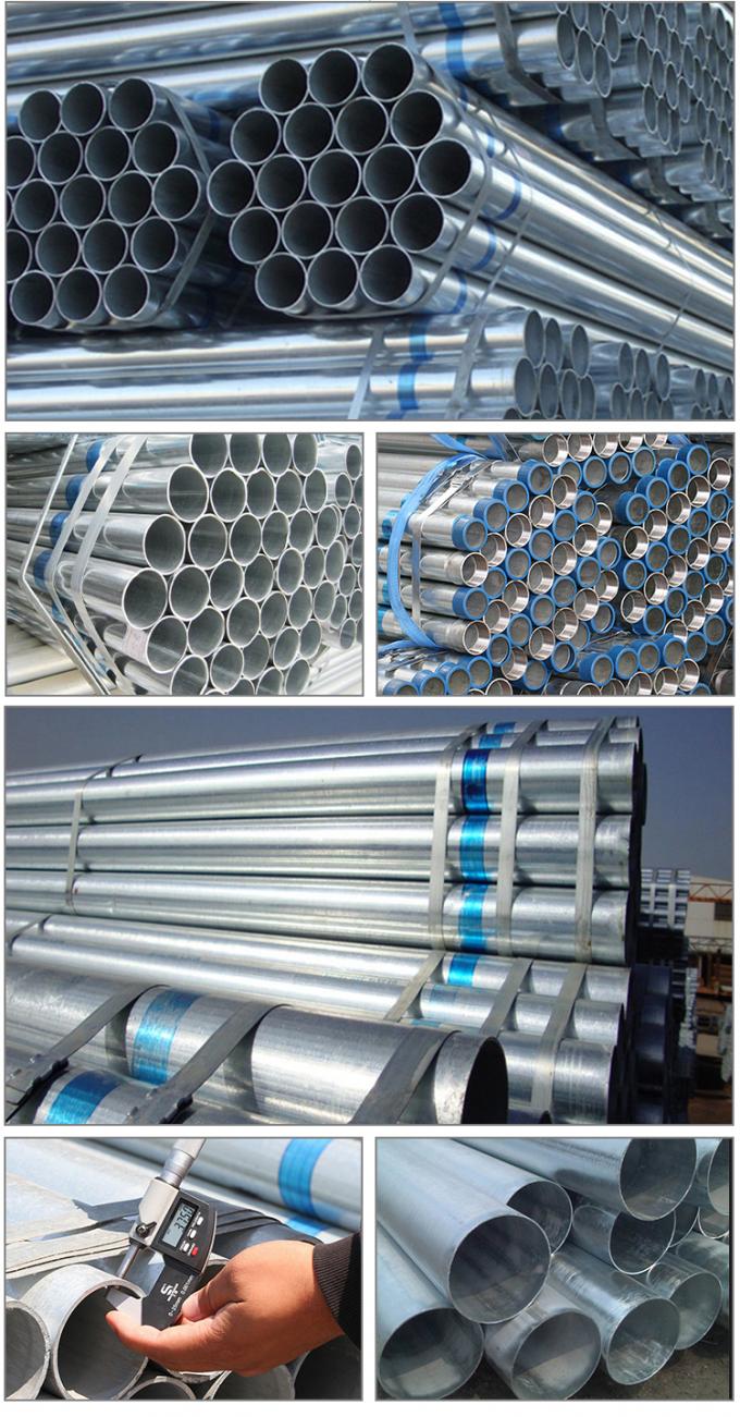 Welding Punching Galvanized Steel Pipe Tube ASTM A53 A36 Standard 1