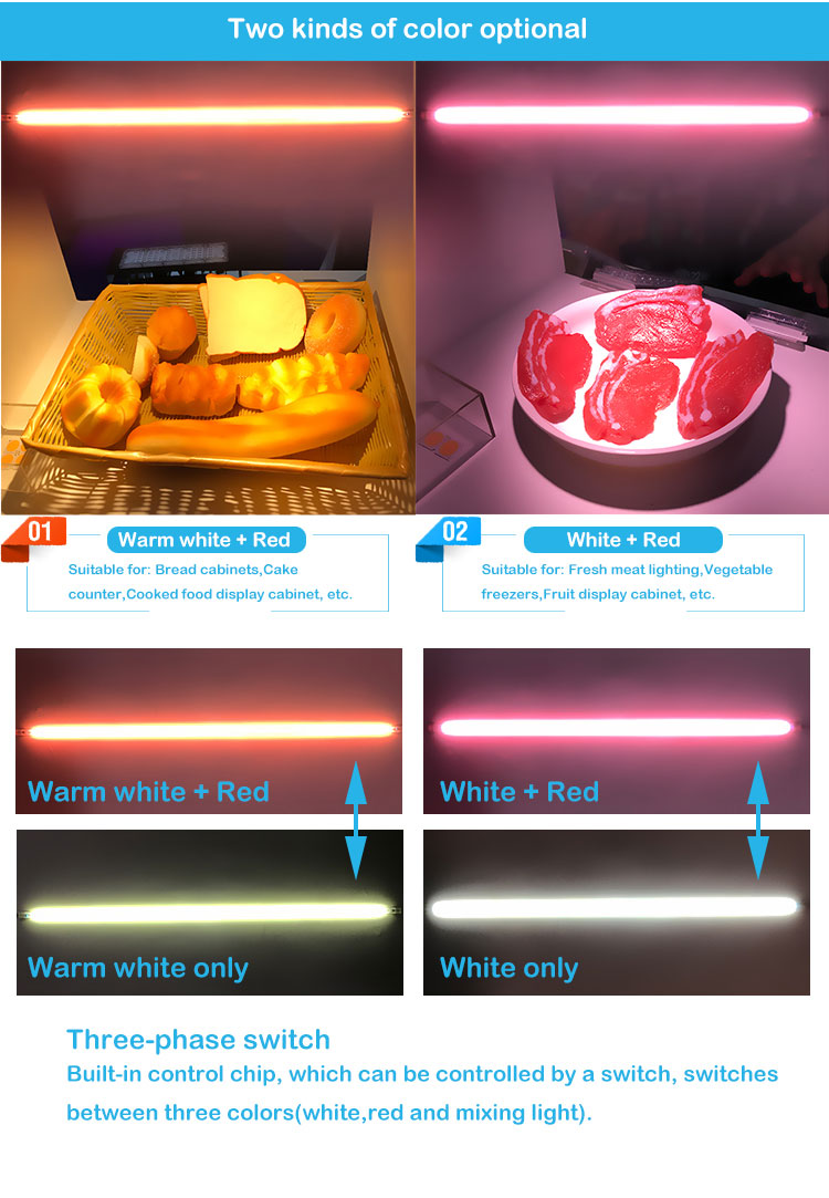 china factory professional 220v led fresh light fresh light for supermarket fresh meat led case lighting