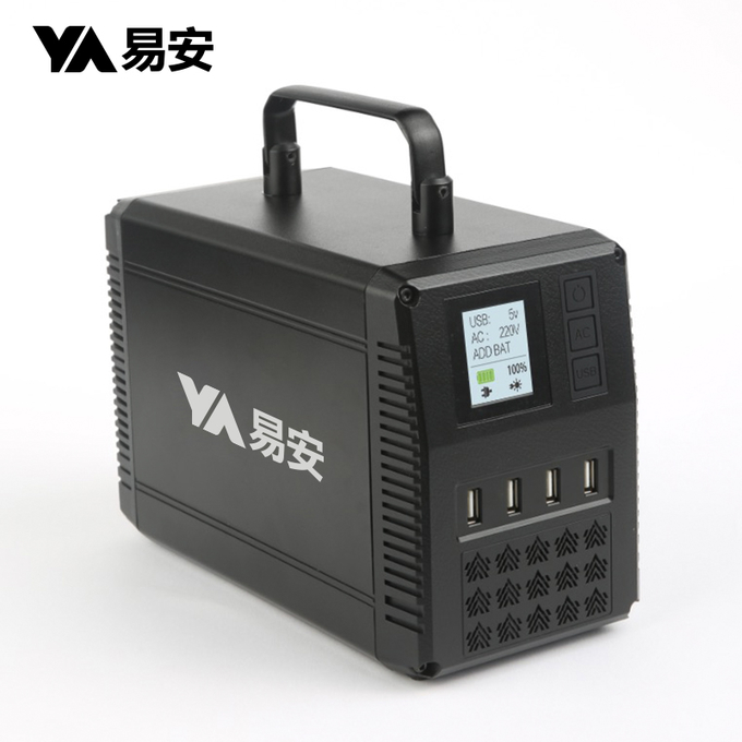 500W Lithium Portable Power Station Waterproof with more than 1500 life cycles and Led Screen indicator, 500Wh 1