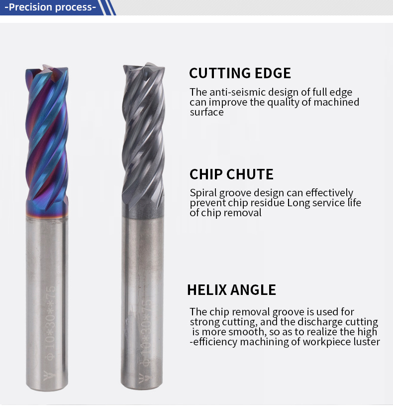 One Flute End Mill Cutting Tools CNC Custom Router Bits Cutter Tungsten Carbide for Wood Carbon Steel Cobalt Cast Coper Material