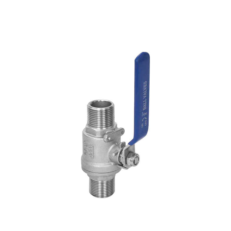 Stainless Steel Water Treatment Male to Male Thread 2PC Ball Valve