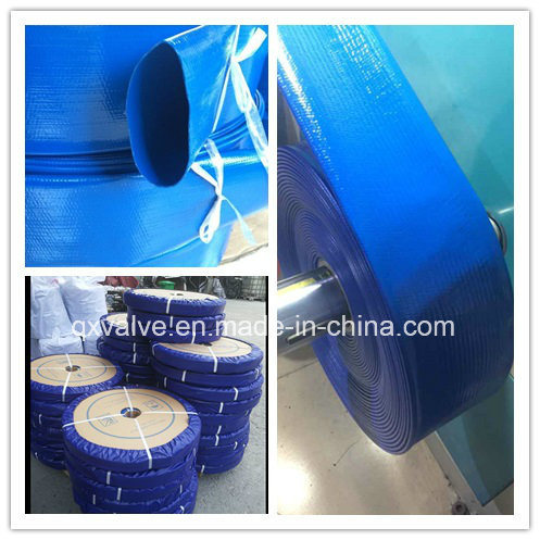 High Quality Blue Water Delivery Hose PVC Layflat Hose for Agriculture Mine Industry