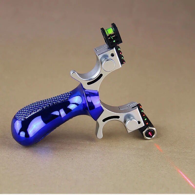 Outdoor Powerful Hunting Shooting Slingshot with Laser Light Sight