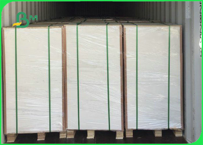 Oil - proof 350gsm + 15g PE Coated Laminated Paper For Food Packages Boxes 